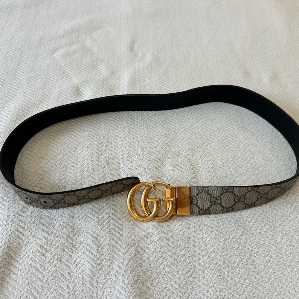 Gucci Belt Oversize GG Reservible - Picture 3 of 16